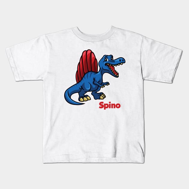 Spino the spinosaurus Kids T-Shirt by Big Mak